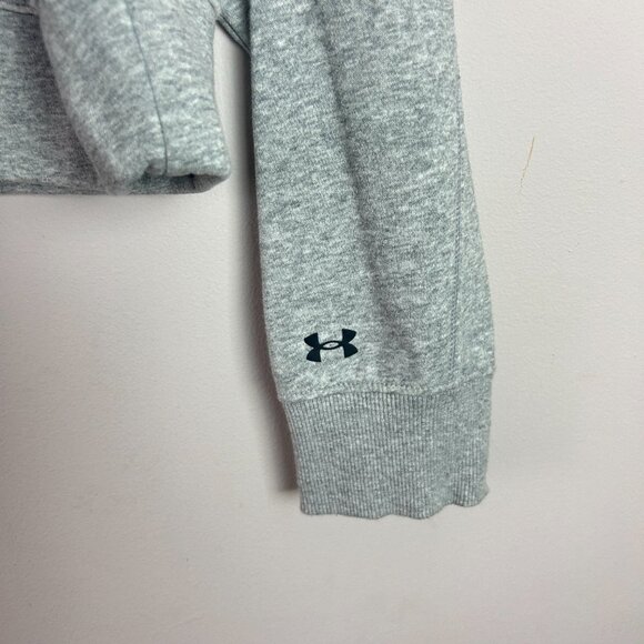 Under Armour Sweatshirt Womens Large Gray Iron Paradise Rock Loose Fit Fleece L - Picture 6 of 8